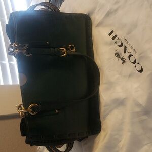 Coach color block satchel